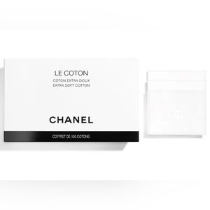 CHANEL Le Cotton Make Up Removing Pads (100) NIB + Ribbon